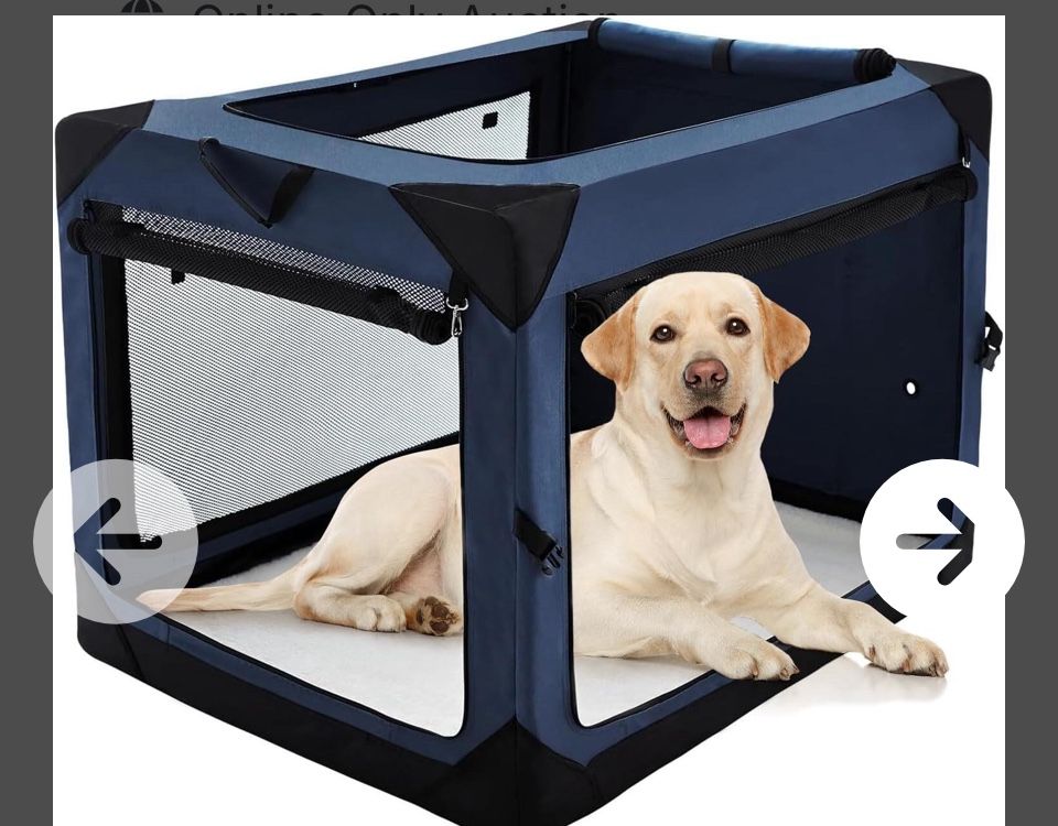 Pettycare 42 Inch Collapsible Dog Crate...