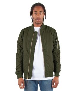 Army Green Bomber Jacket (Available in Small, Medium, Large, XL)