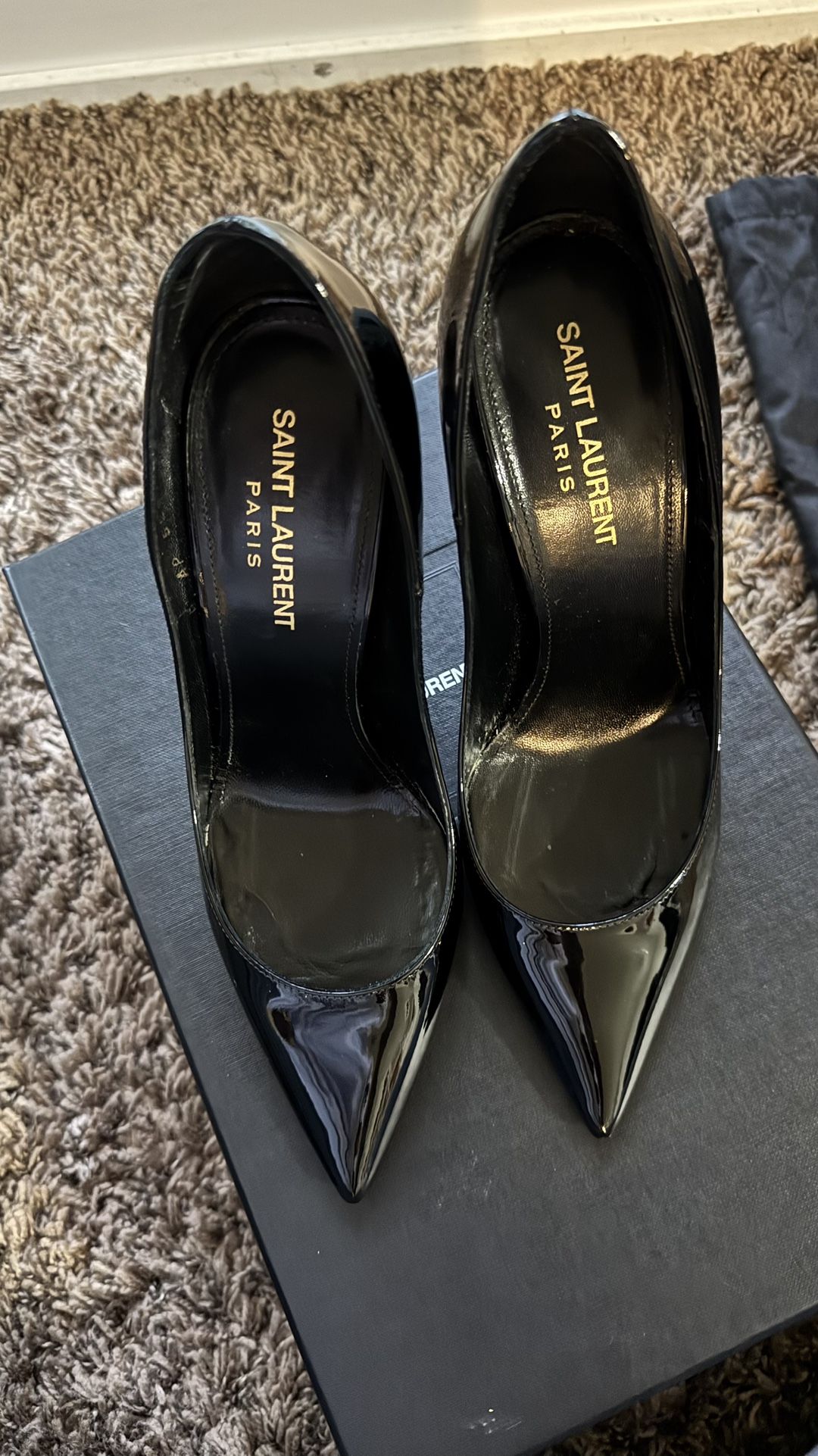 Saint Laurent black heels , Size 37
