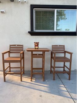 🔥 Adirondack Outdoor Bar Set – 2 Chairs & 1 Table | All-Weather HDPE | Brand New | Wholesale & Retail