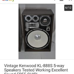 Vintage KENWOOD HM SPEAKERS 1979-82
