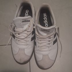 Adidas White Low-Top Sneakers