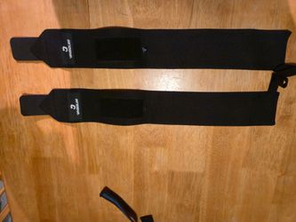 VINSGUIR Heavy Duty Wrist Wraps (Black) – Weightlifting / Gym
