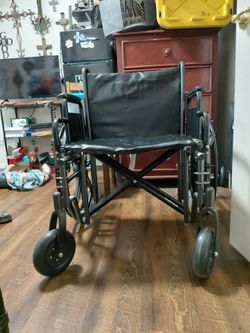 Extra wide Manuel  wheel chair