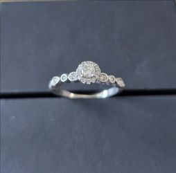 White Gold Diamond Ring