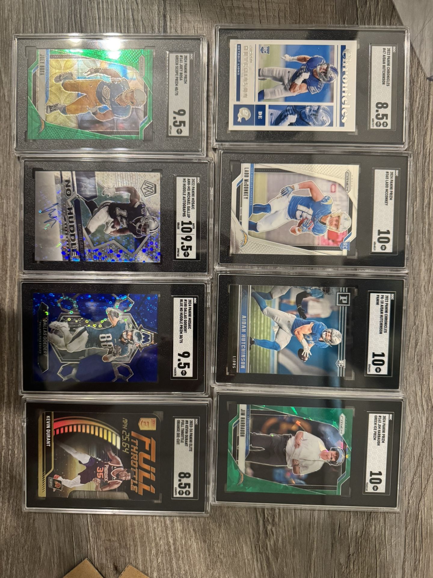 8 Graded Sports Cards