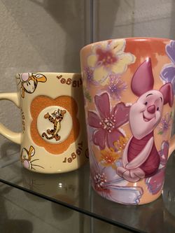 Tigger and Piglet Disney Coffee Mugs