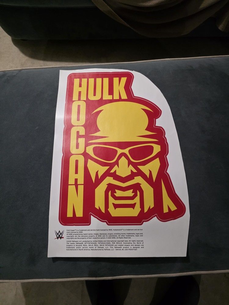 Hulk Hogan Wall Cling