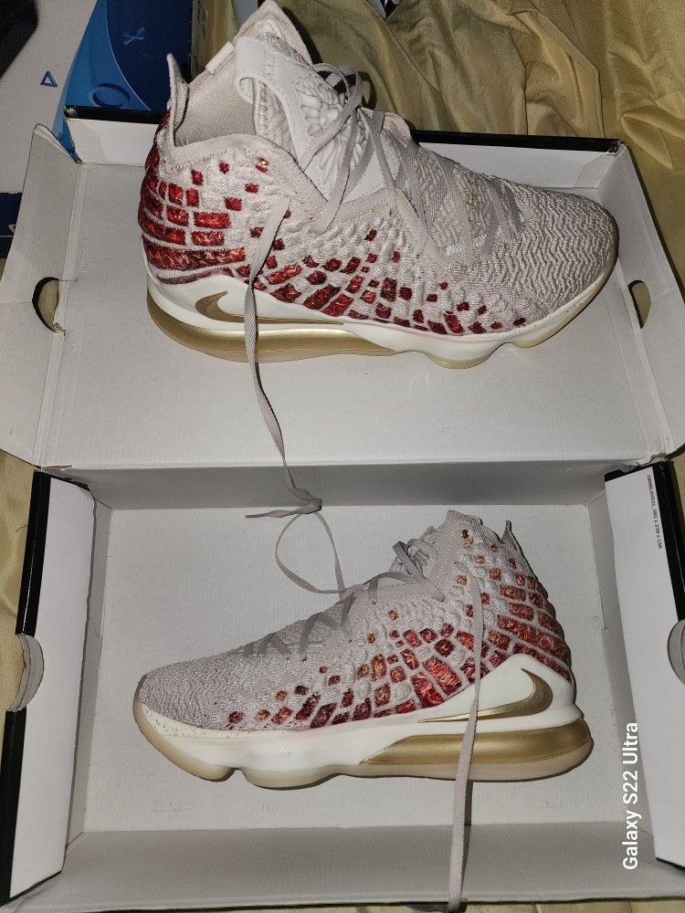 DS NIKE LEBRON XVII SIZE 10.5