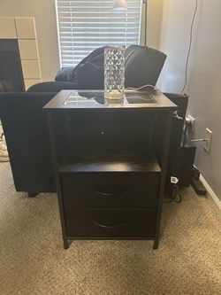 LED nightstand and LED cylinder