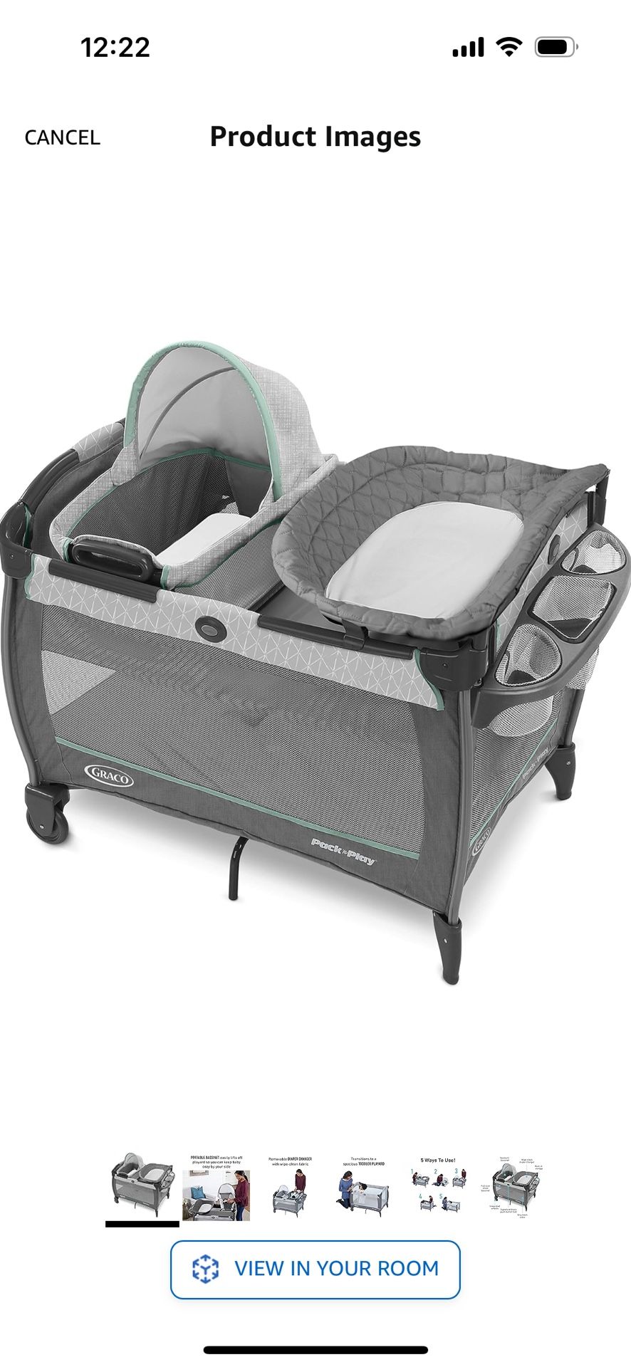 Graco Pack 'n Play Close2Baby Bassinet Playard