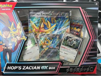 Pokemon Hops Zacian ex Box