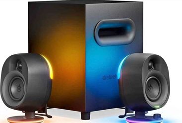 🎮 Brand New SteelSeries Arena 7 RGB 2.1 Gaming Speaker System – Bluetooth, Subwoofer & Powerful Bas