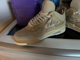 Jordans retro 4’s off white sail