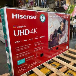 65” Hisense Smart 4k Led Uhd Tv 