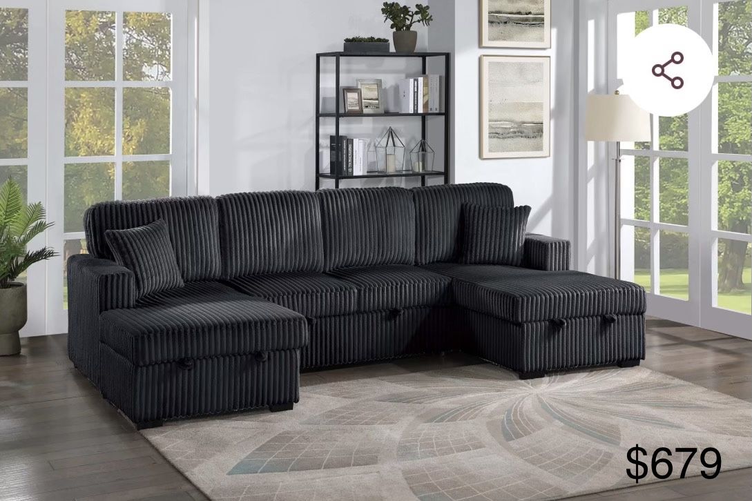 Sectional Sleeper With Storage