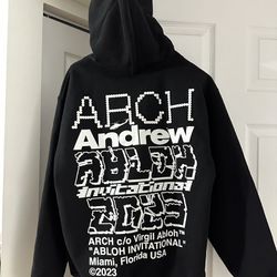 Miami 2023 Art Basel Arch x Andrew Skate Hoodie Collab