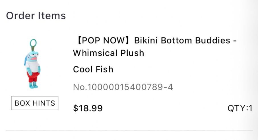 Bikini bottom whimsical/spongebob plush