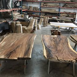 Wood Shop, Lumber, Live Edge Slabs 