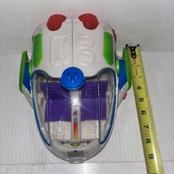 DISNEY Toy Story Buzz Lightyear SPACE SHIP 2003 hasbro 9.5" Opens