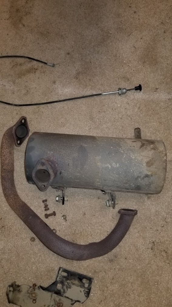 Ez go 2pg golf cart exhaust