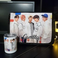 BTS Backpack and Insulated Glass 