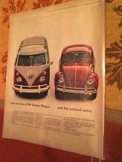 1960’s VW Advertisement 