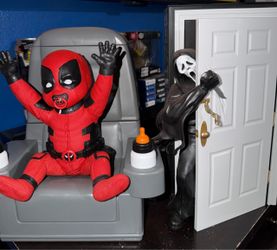 Baby Deadpool & Ghostface Popcorn Bucket
