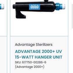 Uv sterilizers aquaultraviolet Saltwater Aquarium Fishtank