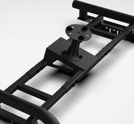Bolt on tire carrier