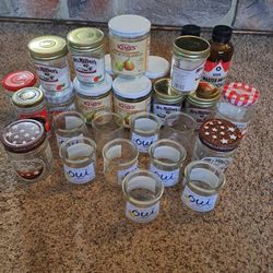 Collection Of Small Jars 