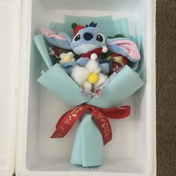 Stitch plushie bouquet brand new 
