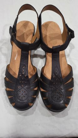 EasySpirit Sandals Size 8 M Ankle Strap adjustable Retail, Upper Leather