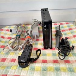 Nintendo Wii in Black