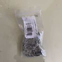 white gold chain new 