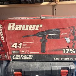 Bauer 4 In 1 Rotary Hammer 