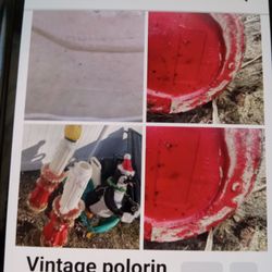 Vintage Poliron Blowmolds.     Sold.   Other Stuff Avail