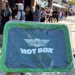 Limited Edition Wingstop 4/20 Hot Box Green Promotional Tray NUMBER 225