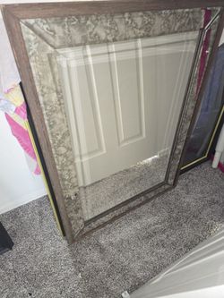 Wooden Mirror