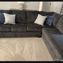 Fabric Causal L Shaped Cozy Couch Sectional Chaise✅ Brand New💥 Delivery Available 👍 Finacing Options✅