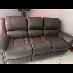 Three piece sofa set