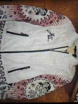 Harley Davidson Pink/ White Rhinestone Riding Jacket