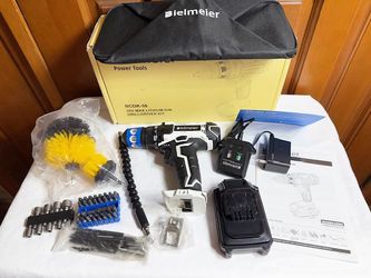New, Bielmeier 20VMAX Lithium-ion Drill/Driver Kit