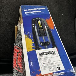  New Adjustable Hydraulic Arm Strength Trainer – Chest & Bicep Workout