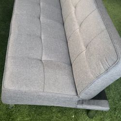 couch and a futon 