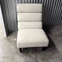 Velvet Armless Lounge Chair