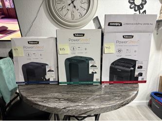FELLOWES PAPER SHREDDERS READ DESCRIPTION