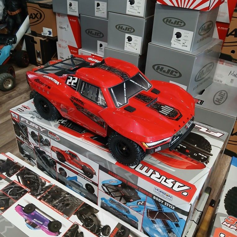 Arrma Fury Brushed Electric Truck Brand New In A Box Including Remote Battery And A Charger