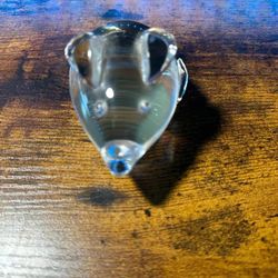 Vintage Steuben Glass Mouse Hand Cooler/Paperweight