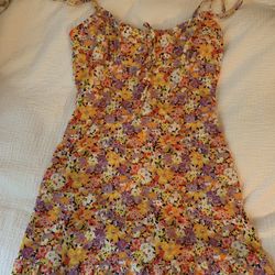 Floral Sun Dress, Size Medium 